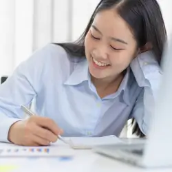 Create a resume that highlights your skills, education, and experience.